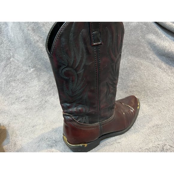 Laredo Leather Metal Tip Western Boots 12628, Mens Size 11 Extra Wide - Picture 12 of 13